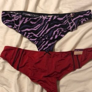 NWT bundle of 2 Cacique thongs